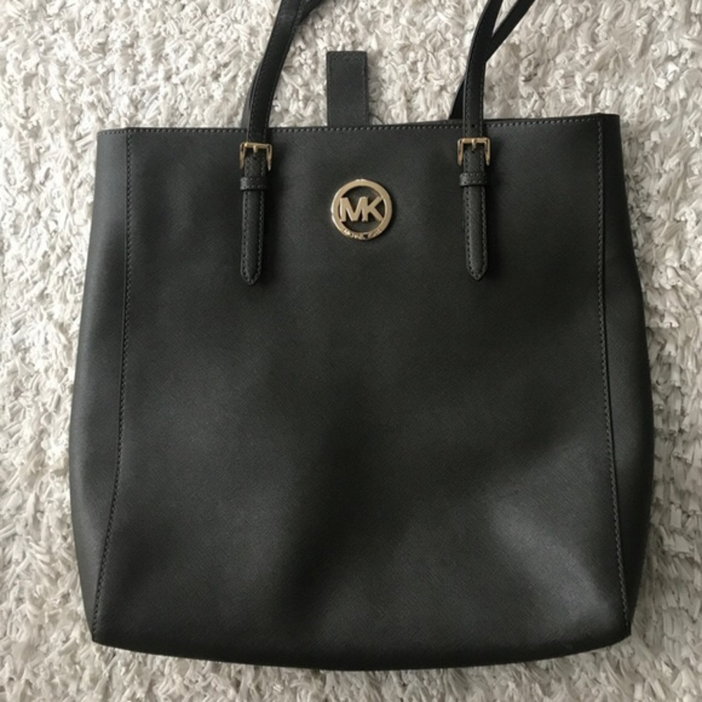 Dark Green Michael Kors Tote Bag